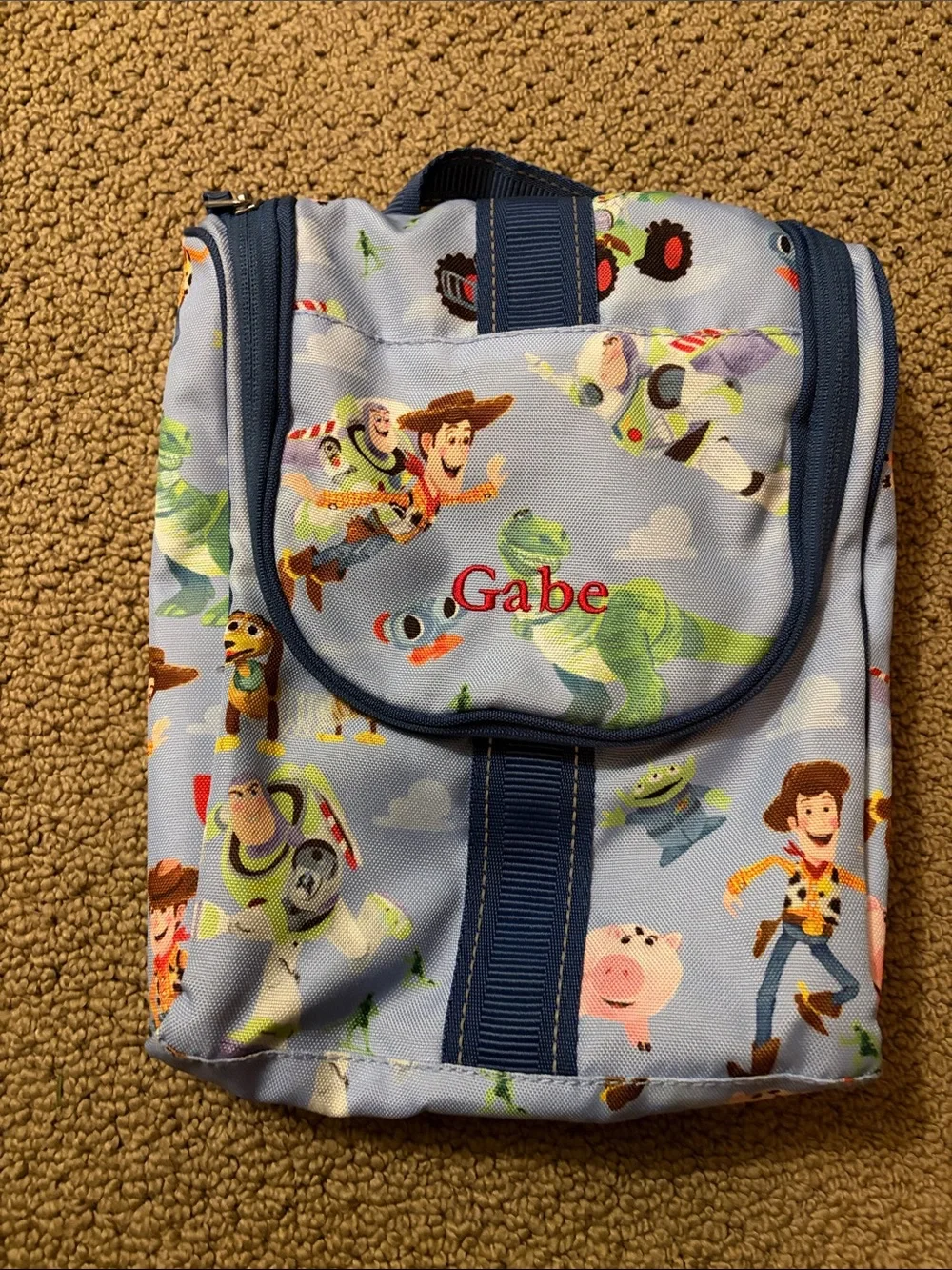 Pottery Barn Kids Toy Story Kids Hanging Toiletries Bag - Gabe